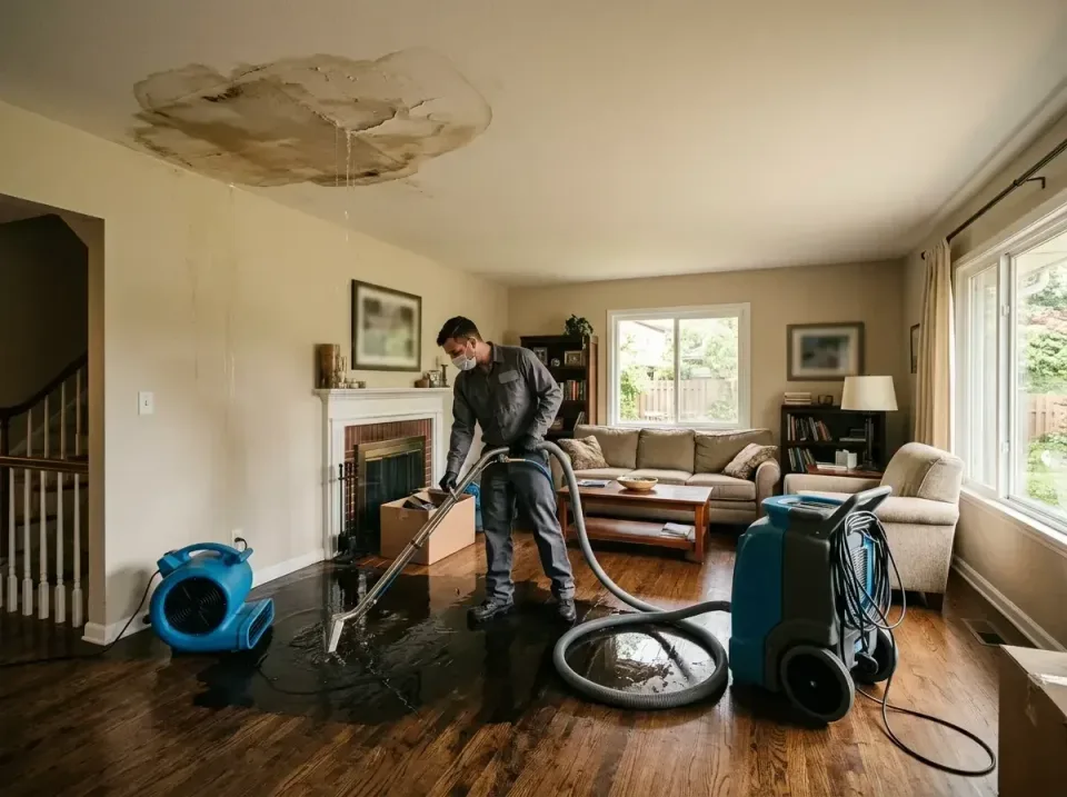 attic-pipe-burst-ceiling-drip-008 — frequently asked questions, Water Damage Restoration & Carpet Care in Chester, WV